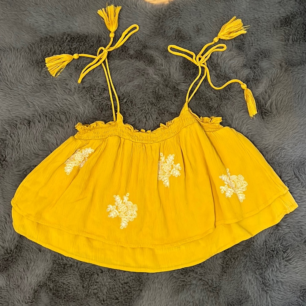 Yellow summer top